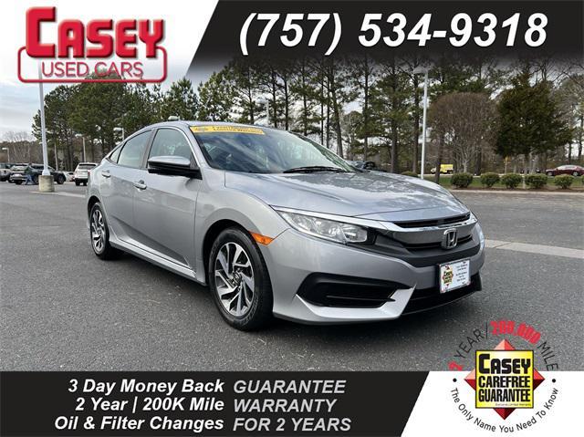 used 2016 Honda Civic car, priced at $15,300