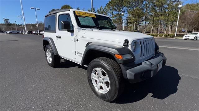 used 2020 Jeep Wrangler car, priced at $25,500