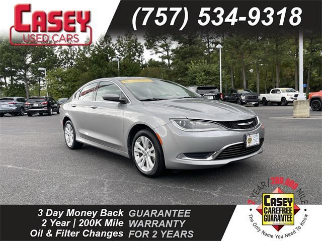 used 2015 Chrysler 200 car, priced at $12,500