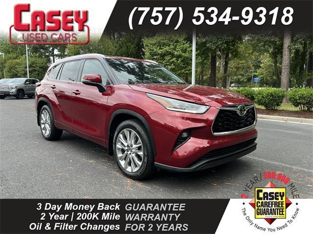 used 2020 Toyota Highlander car, priced at $33,200