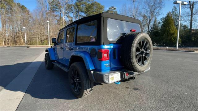 used 2022 Jeep Wrangler Unlimited 4xe car, priced at $33,400