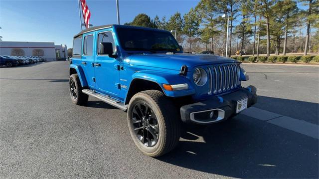 used 2022 Jeep Wrangler Unlimited 4xe car, priced at $33,400