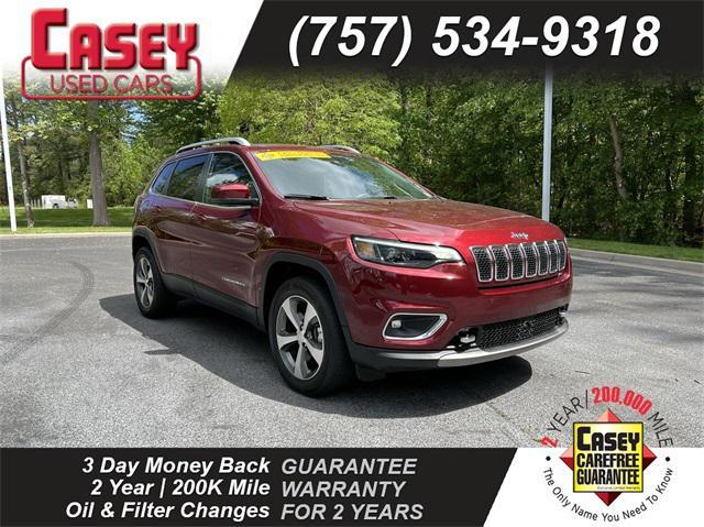 used 2021 Jeep Cherokee car, priced at $26,400