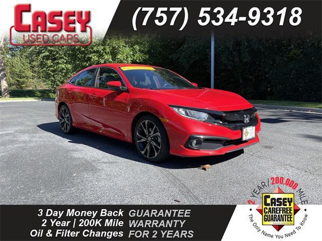 used 2019 Honda Civic car, priced at $19,400