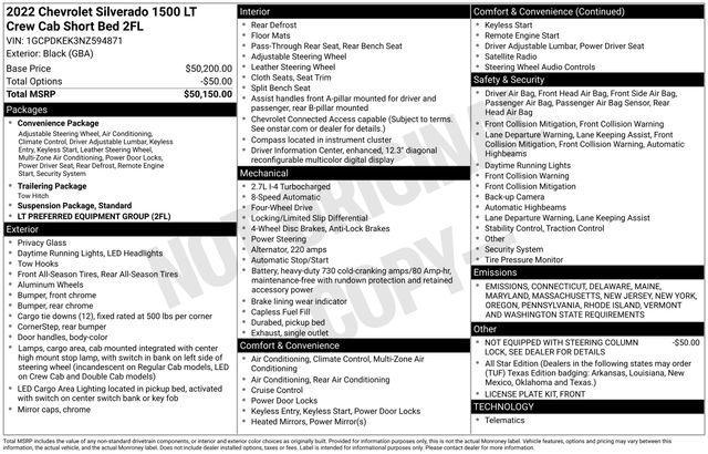 used 2022 Chevrolet Silverado 1500 car, priced at $36,900