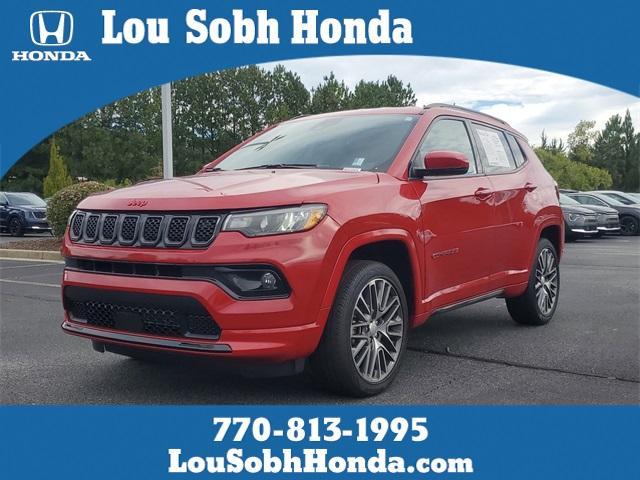 used 2022 Jeep Compass car, priced at $22,350