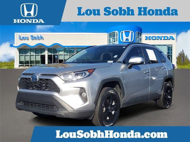 used 2021 Toyota RAV4 Hybrid car, priced at $26,500