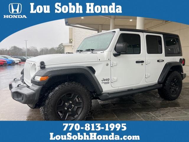 used 2018 Jeep Wrangler Unlimited car, priced at $25,000