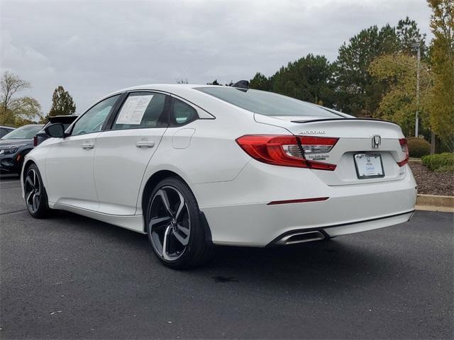 used 2021 Honda Accord car, priced at $24,500