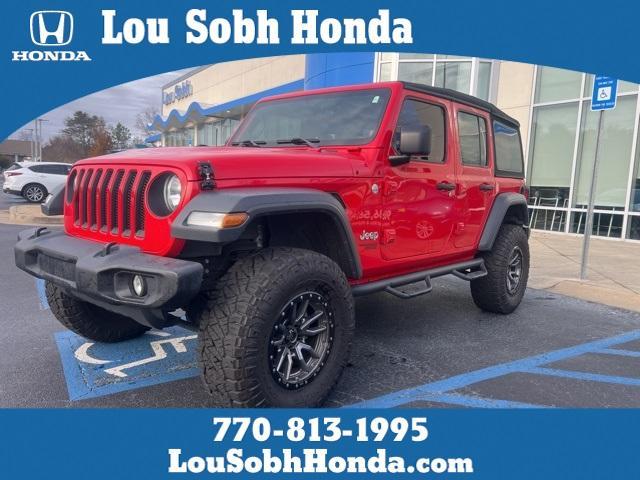 used 2018 Jeep Wrangler Unlimited car, priced at $21,000