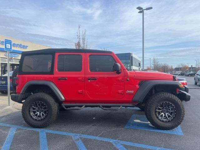 used 2018 Jeep Wrangler Unlimited car, priced at $21,000