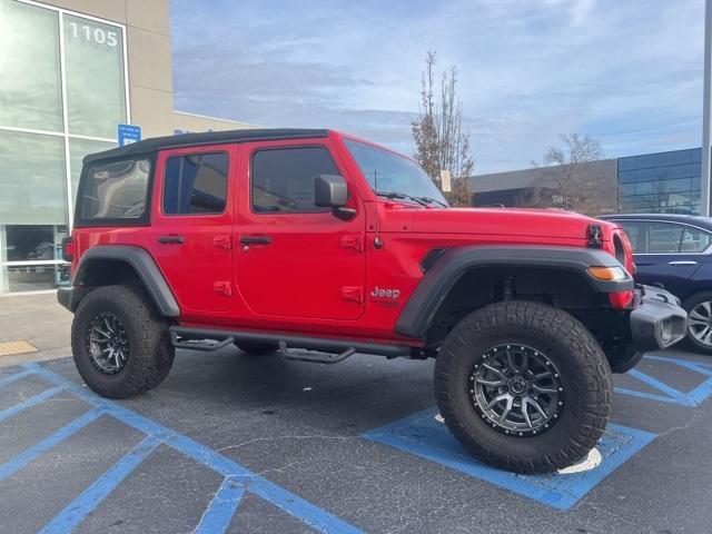 used 2018 Jeep Wrangler Unlimited car, priced at $21,000