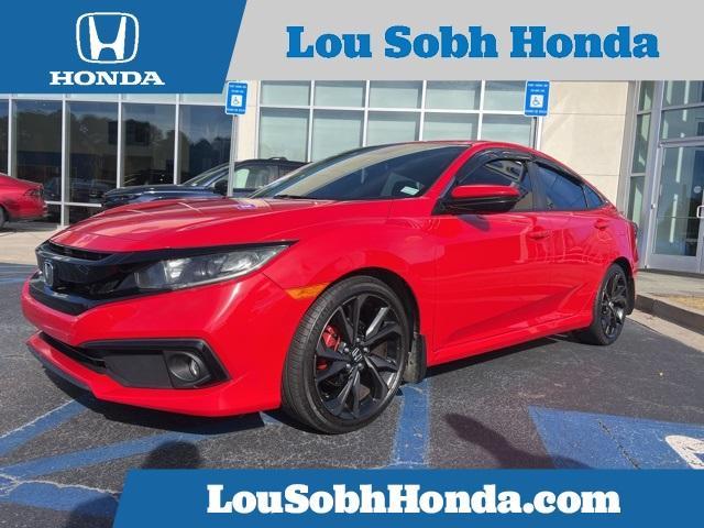used 2019 Honda Civic car, priced at $18,000