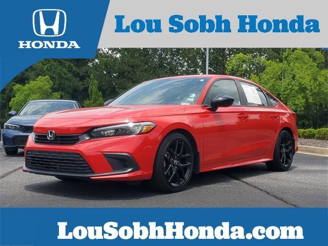 used 2022 Honda Civic car, priced at $23,750