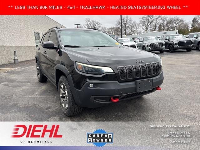 used 2019 Jeep Cherokee car, priced at $18,339