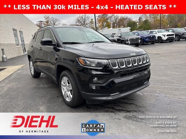 used 2022 Jeep Compass car, priced at $21,408