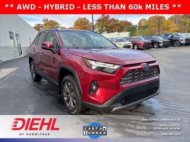 used 2022 Toyota RAV4 Hybrid car, priced at $32,490