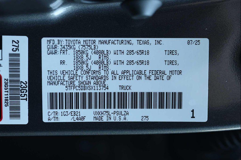 new 2025 Toyota Tundra Hybrid car, priced at $75,939