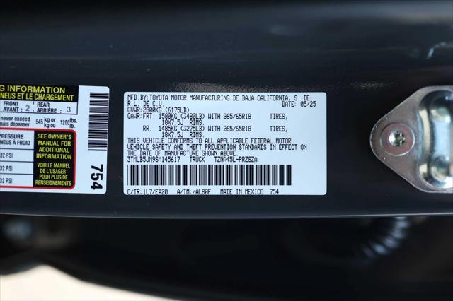 new 2025 Toyota Tacoma car, priced at $51,939