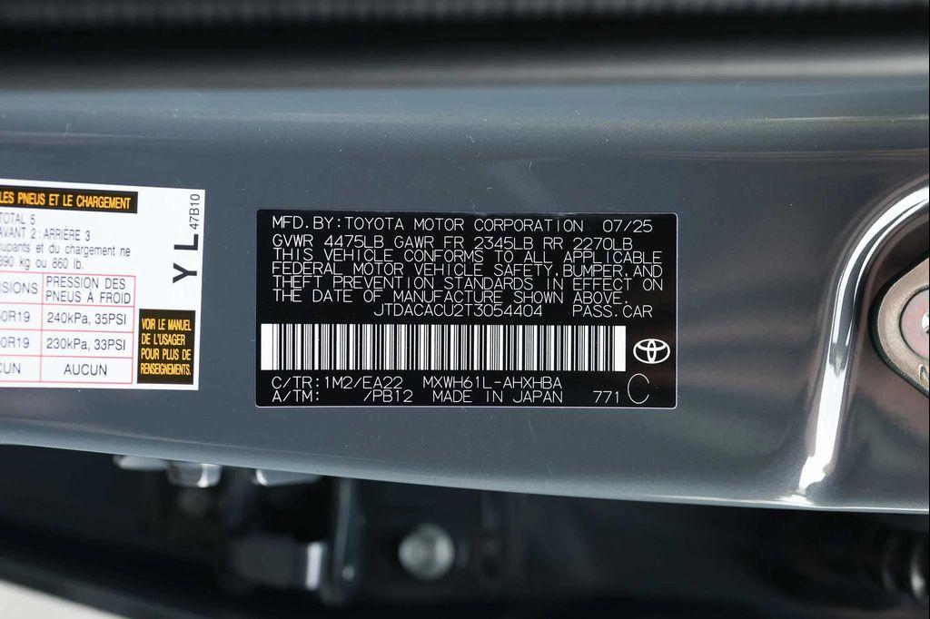 new 2026 Toyota Prius Plug-In Hybrid car, priced at $43,212