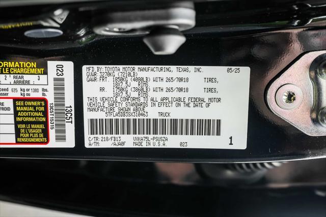 new 2025 Toyota Tundra car, priced at $53,019