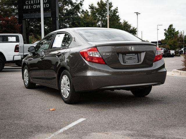 used 2012 Honda Civic car, priced at $8,900