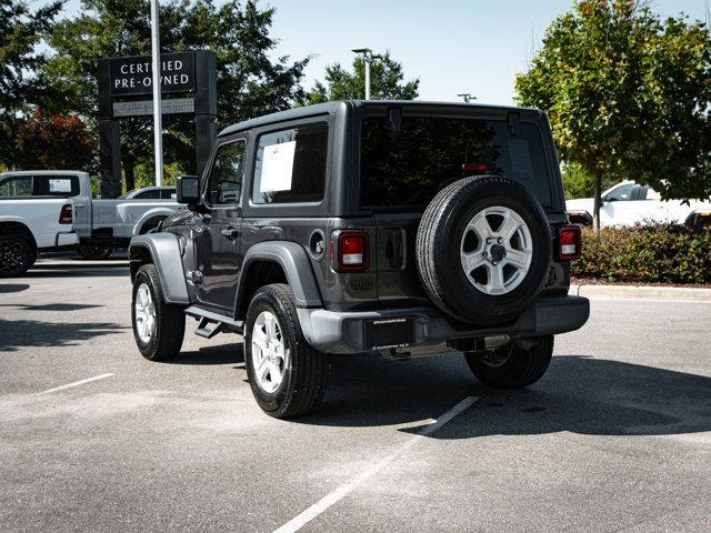 used 2021 Jeep Wrangler car, priced at $27,375