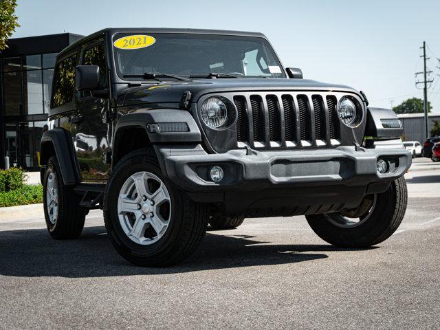 used 2021 Jeep Wrangler car, priced at $27,375