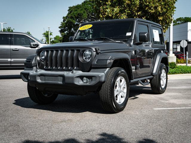 used 2021 Jeep Wrangler car, priced at $27,375