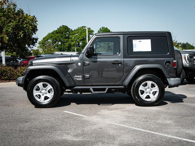 used 2021 Jeep Wrangler car, priced at $27,375