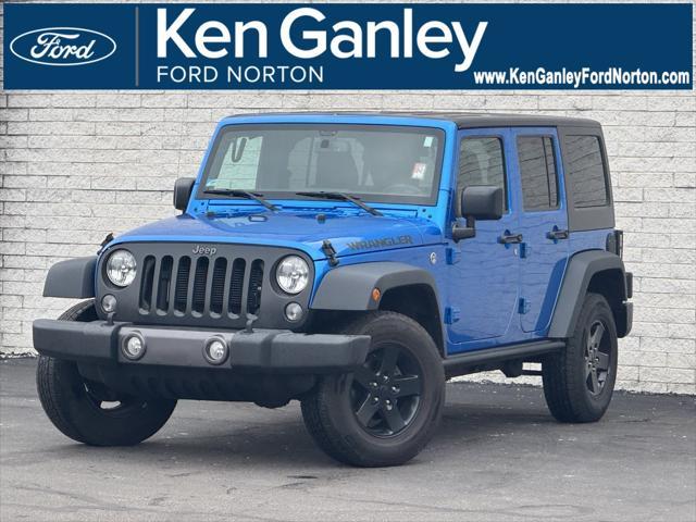 used 2016 Jeep Wrangler Unlimited car, priced at $16,882