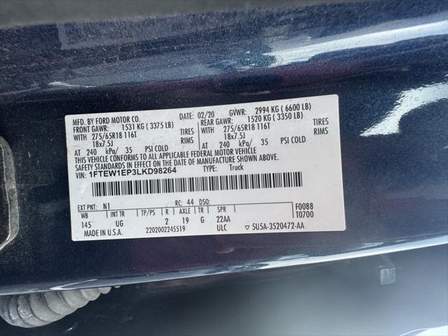 used 2020 Ford F-150 car, priced at $30,824