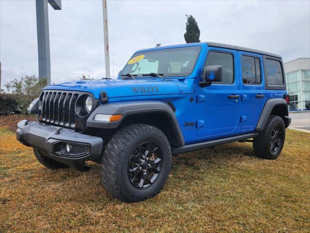 used 2021 Jeep Wrangler Unlimited car, priced at $33,805