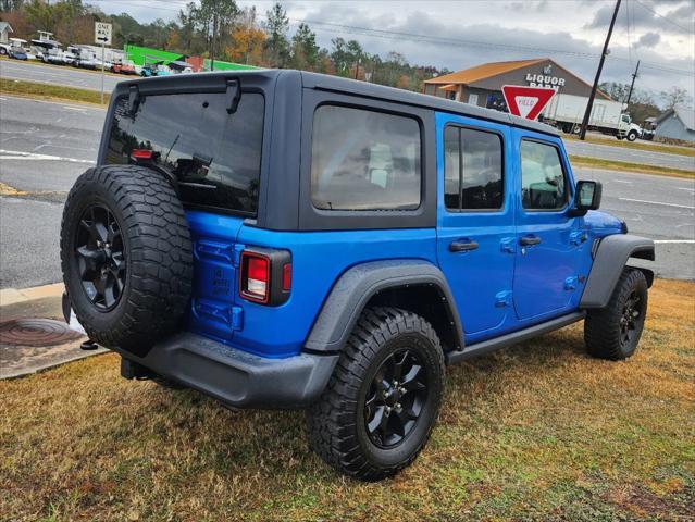 used 2021 Jeep Wrangler Unlimited car, priced at $33,805