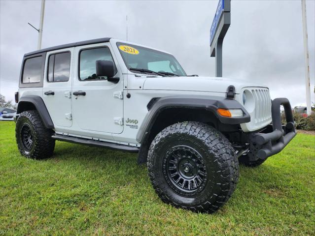 used 2021 Jeep Wrangler Unlimited car, priced at $34,340