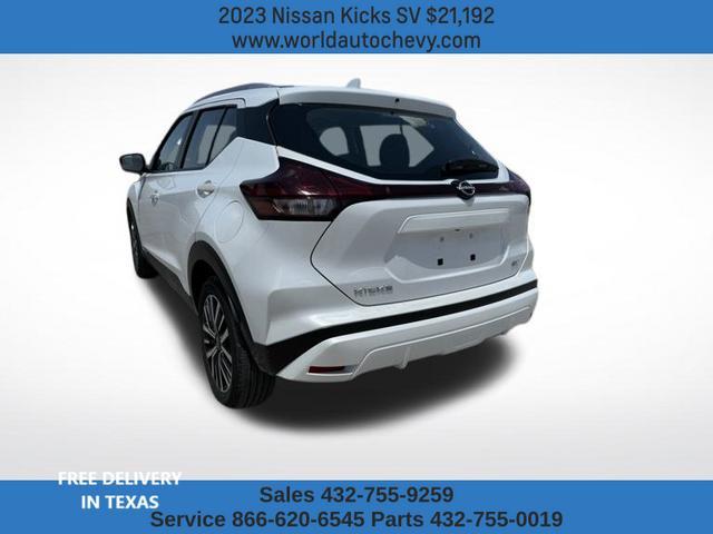 used 2023 Nissan Kicks car, priced at $21,192