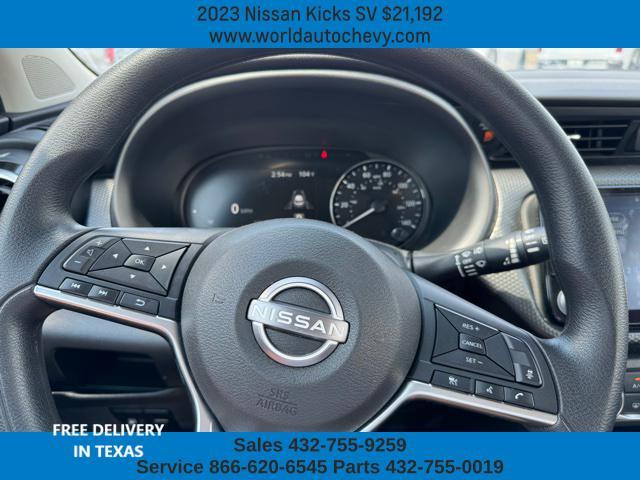 used 2023 Nissan Kicks car, priced at $21,192