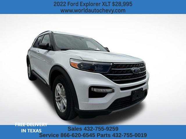 used 2022 Ford Explorer car, priced at $28,995