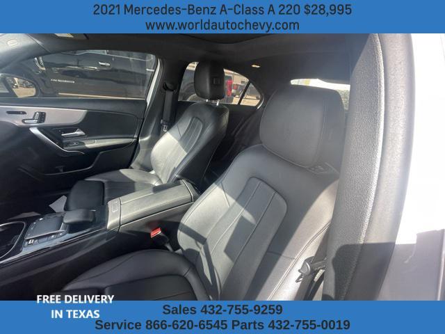 used 2021 Mercedes-Benz A-Class car, priced at $28,995