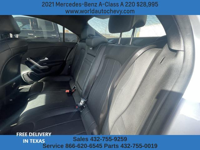 used 2021 Mercedes-Benz A-Class car, priced at $28,995