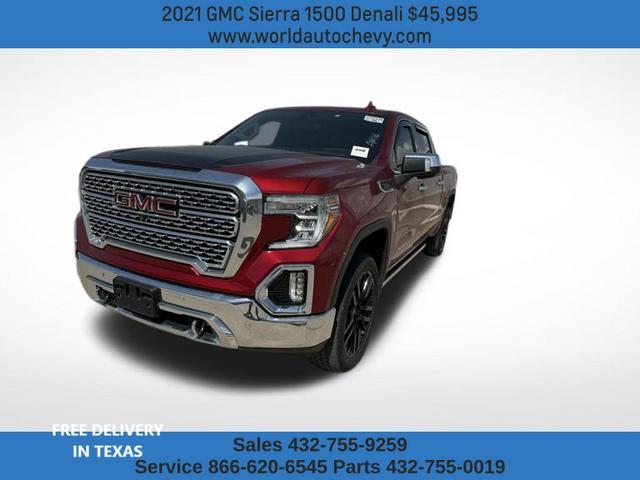 used 2021 GMC Sierra 1500 car, priced at $45,995