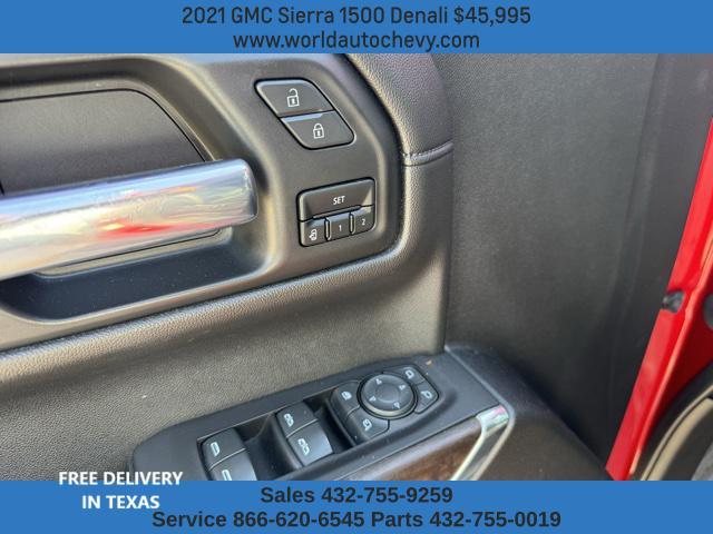 used 2021 GMC Sierra 1500 car, priced at $45,995