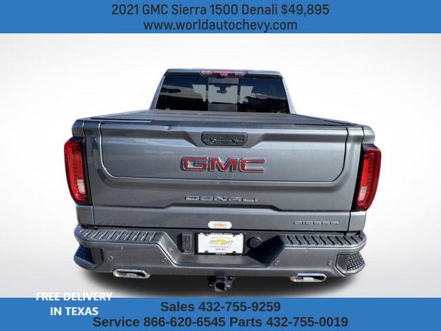 used 2021 GMC Sierra 1500 car, priced at $49,895