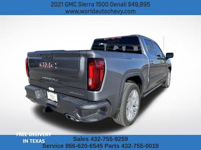 used 2021 GMC Sierra 1500 car, priced at $49,895