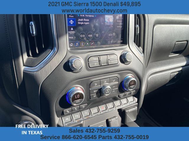 used 2021 GMC Sierra 1500 car, priced at $49,895