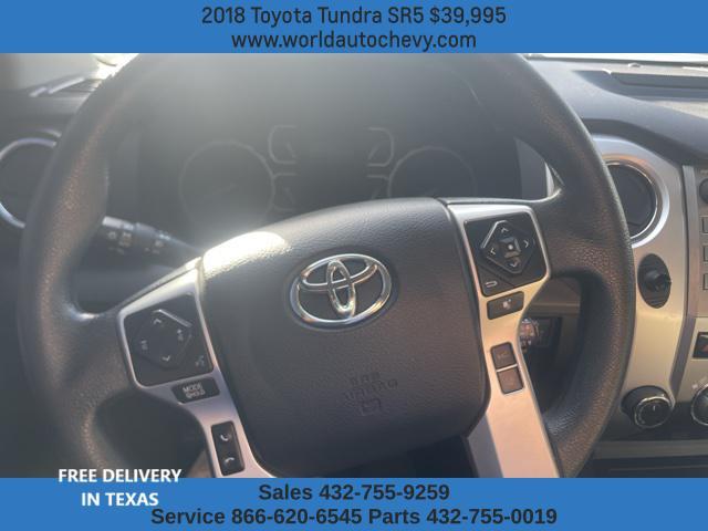 used 2018 Toyota Tundra car, priced at $39,995