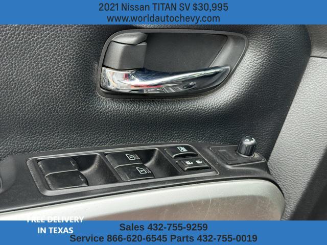 used 2021 Nissan Titan car, priced at $30,995