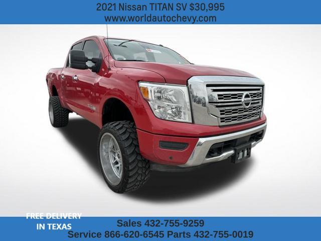 used 2021 Nissan Titan car, priced at $30,995