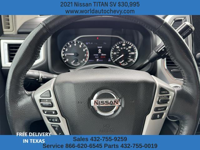 used 2021 Nissan Titan car, priced at $30,995