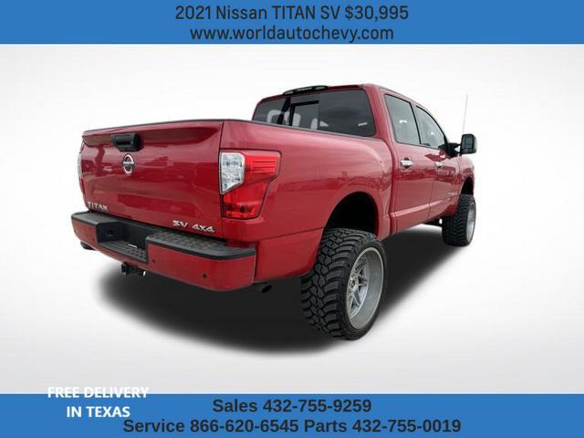 used 2021 Nissan Titan car, priced at $30,995